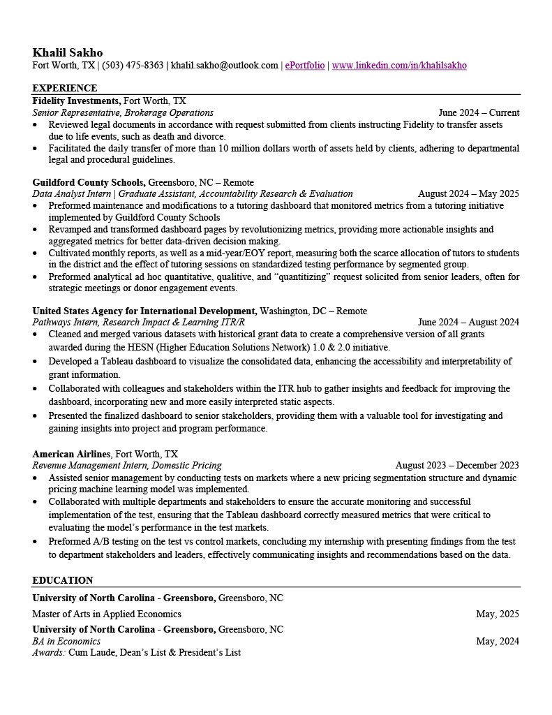 Resume pg. 1